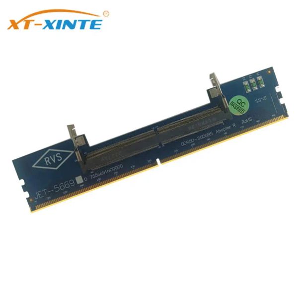 Karten Xtxinte DDR5 RAM zu SO DDR5 UDIMM -Adapter -Speicher -Speichertestkartenkonverter Diagnose Analysator Tester für Desktop -PC -Laptop