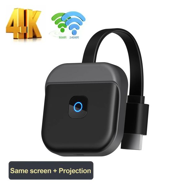 Box 4K 1080p TV Stick HDMicompatible WiFi Ricevitore per mirascreen Visualizza TV Stick Dongle Adapter Schermata dello specchio per airplay