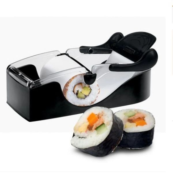 Moldado japonês de sushi roll rice bola molde de carne semestick Ferramenta de rolamento de carne DIY Acessórios para cozinha da máquina 240328