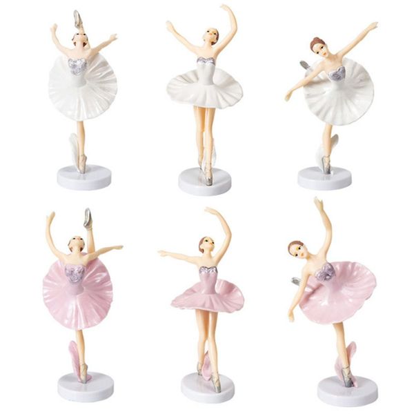 3 pezzi per baby shower per le forniture di compleanno per la festa di balletto per cupcake topper topper bambod bambod topper