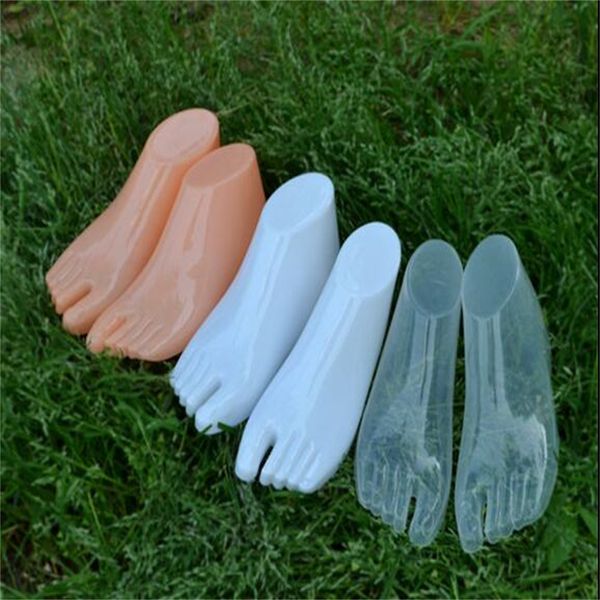 Modello del piede silicone del corpo mannequo per baby, modello di calze per bambini, gambe corte, all'ingrosso, 18*6,5 cm, M00546, 2pc LO