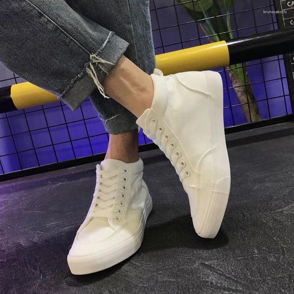 Sıradan Ayakkabı Promosyonu Erkek Spor ayakkabı tuval Marka Tasarım Vulkanize İnsan Düşük kesilmiş Flats Moda Skate Öğrenci Kaykay