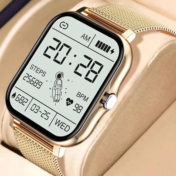 Смотрите 2022 Smart Watch Men Men Women Smart Bracelet Водонепроницаемый умный сенсорный экран браслет для OnePlus 9R iPhone SE 3 Samsung Galaxy A3