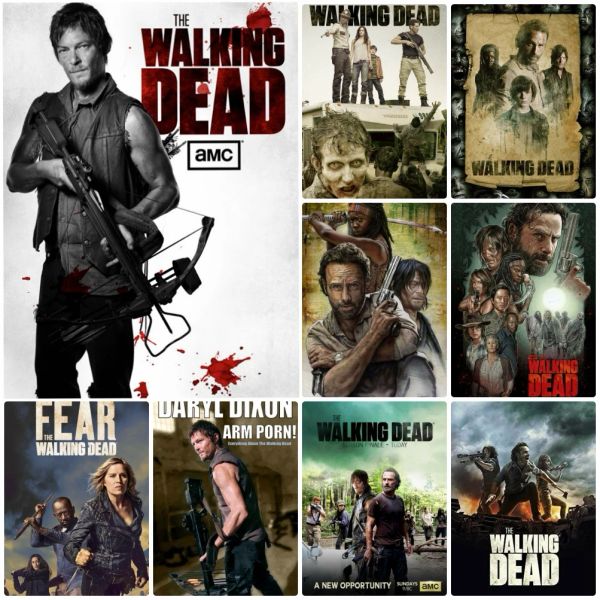 The Walking Dead Diamond Painting Full Square/Round Cross Stitch Kits 5d Diy Diamond Stickerei Mosaik Neuankömmling Wohnkultur