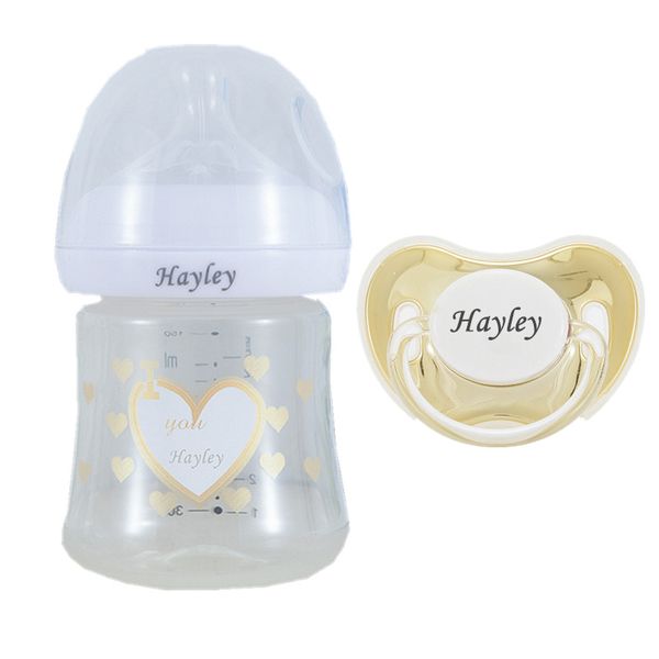 Miyocar personalizzati personalizzati e bottiglia da 150 ml per bambino CPSIA/CPSC BPA BPA Free Safe Dummy Baby Migliore Baby Shower