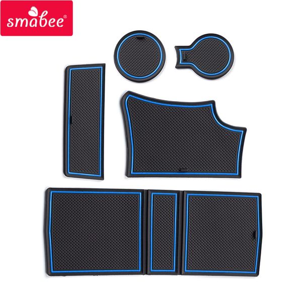 Smabee per Peugeot 208 E-208 2019-2022 GT Accessori per tazza di slot anti-slip Accessori Accessori Porta non slip tappetini per tappeti per auto