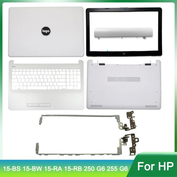 HP 15bs için Yeni Kılıflar 15 TBS 15BW 15ZBW 250 G6 255 G6 Dizüstü Bilgisayar LCD Arka Kapak/Ön Çarşamba/Menteşe/Klavye Palmasyon/Alt Kılıf Beyaz