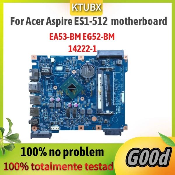 Placa -mãe 142221.PE ACER Aspire ES1512 Laptop Placa -mãe. Com Intel CPU.100% Trabalho de teste