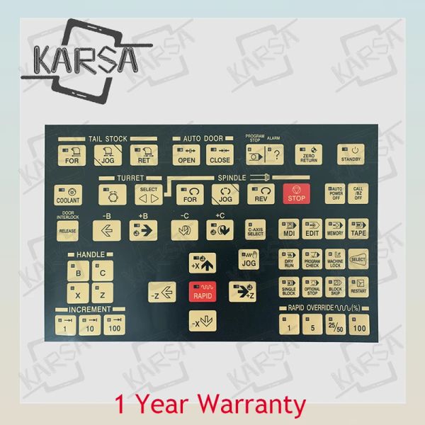 Panels KIA KIT450 Fanuc CNC Maschinenmaschinen -Tastenfilm KIA KIT450 Button Film Membrane Keypad