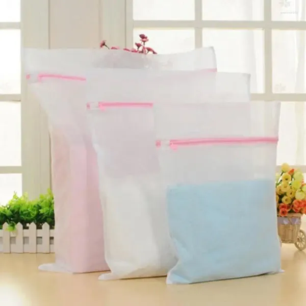 Bolsas de lavanderia Mesh Lingerie Bag Protection Rede dobrável Espalhar delicados Máquina