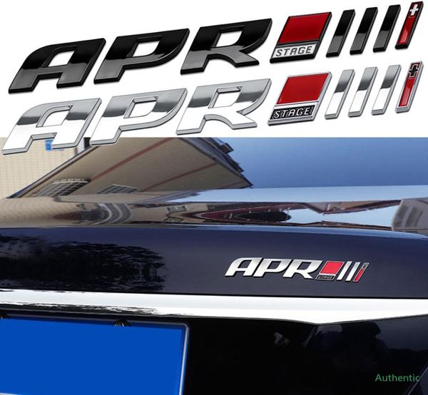 Trunk posteriore dell'auto APP APR Stage Emblem Adesivo per A3 A4 A5 S3 S4 S6 S5 B8 B6 A6 C6 C7 Q5 Q7 TT RS3 RS4 RS5 Accessori4756186
