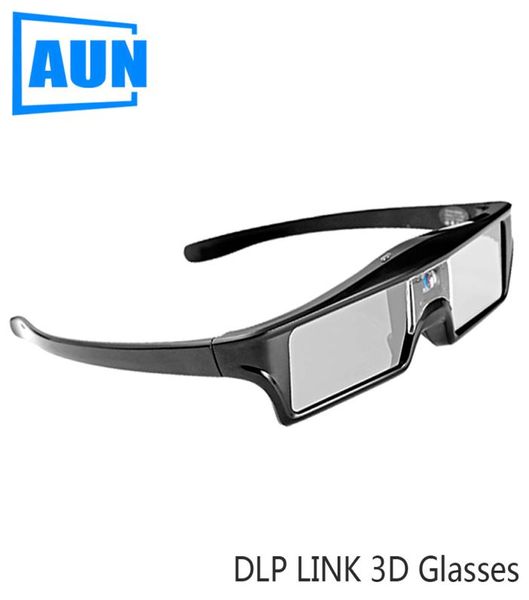AUN Active Glasses 3D Glasshi per otturatore per tutti il proiettore DLP laser 4K 1080p BUILINO 37V Link del segnale della batteria al litio DL016795529