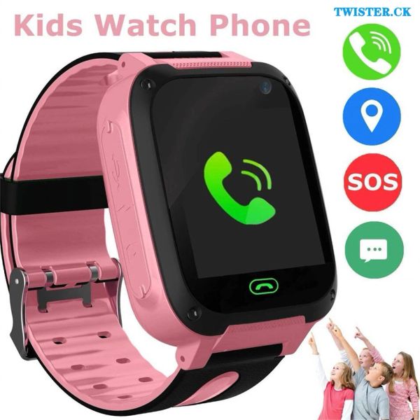 Relógios S4 Kids Smart Watch Video Video Câmera SIM SIM CHAMP Phone Smartwatch com Light Compatible for iOS Android