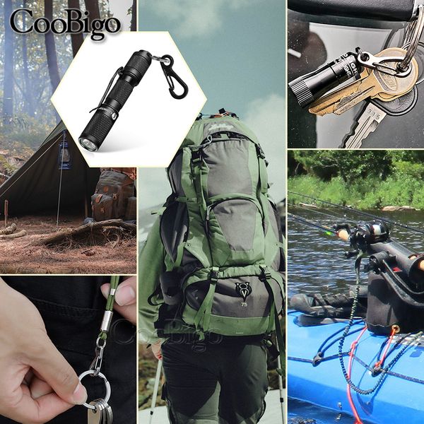 10pcs mini snap kanca yay asılı toka karabiner klip paracord kordon anahtarlık toka dış kamp sırt çantası diy aksesuarları