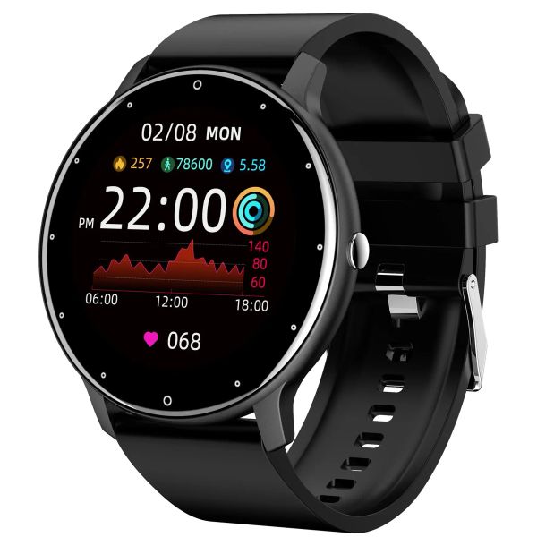 Orologi orologi intelligenti uomini donne eleganti donne smartwatch battito cardiaco monitor sportivo di musica fitness signore orologio da polso impermeabile