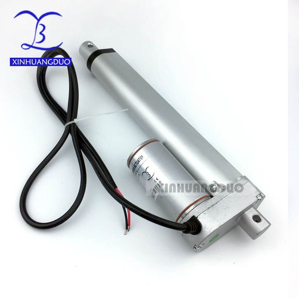 Elektrikli Doğrusal Aktüatör 12V/24V DC Motor 75mm Strok Lineer Motor Kontrolör 60N/70N/90N/100/200/300/500/600/700/900N