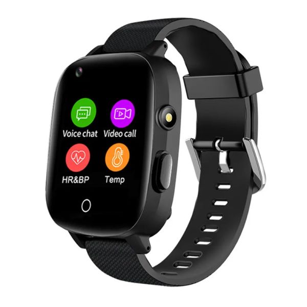 Saatler T5S Pro Smart Watch 4G Network Yaşlı Yetişkin Çocuklar Akıllı Saat GPS Konum İzleyici Monitör Yaşlı Adam SOS WiFi Konum Video Çağrı