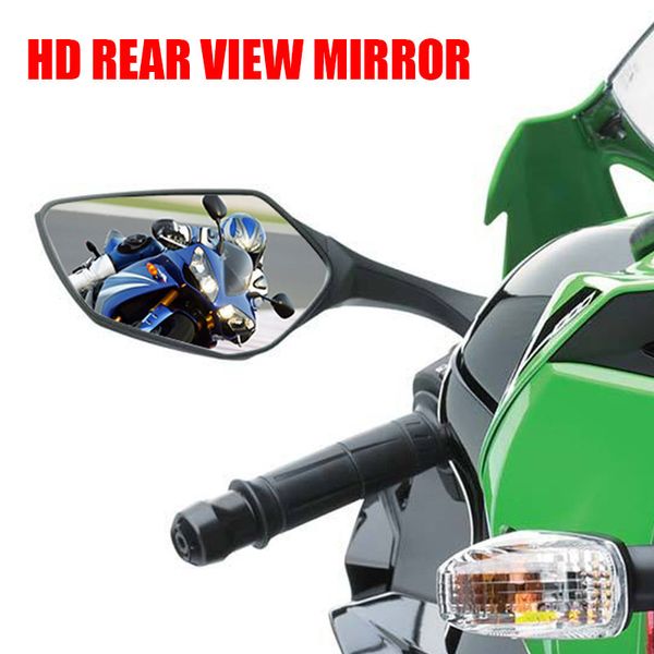 Motocicleta espelho âmbar LED LED Turn Light Sinais de vista traseira Espelhos laterais ajustados para Kawasaki Ninja ZX10R Ninja ZX10R 2011-2015