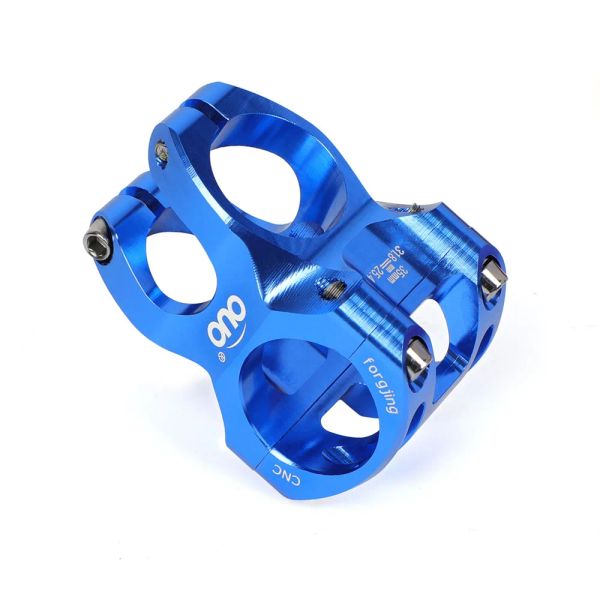 Haste de bicicleta OUO MTB 35mm para 31,8/25,4mm de barra de grama de barra de barra de barraca de barraca de barraca de bicicleta 0 grau CNC Riser Mountain Bike Down Bicycl