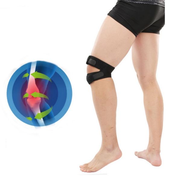 1PCS Sport Sport Support Support Patela Belt Belt Elastic Bandage Tape Sport Strap Knee Pads Protetor Banda de basquete Sports Sport Brace