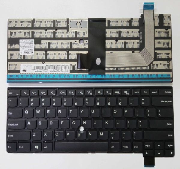 Teclados Novo inglês dos EUA para IBM ThinkPad T460S T470S Nobacklight Black Nowith Point Stick Teclado do laptop