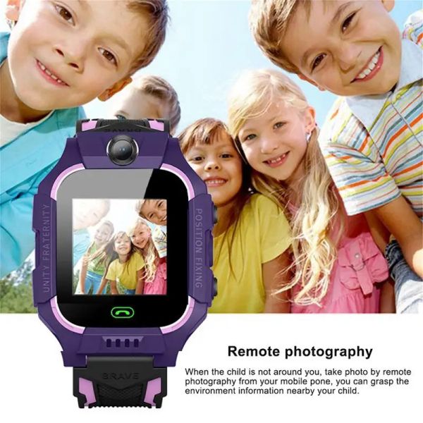 Guarda Childrens Smart Watch, Posizionamento GPS per studenti Photography Smart Childrens Telefono applicabile TOANDROID e iOS