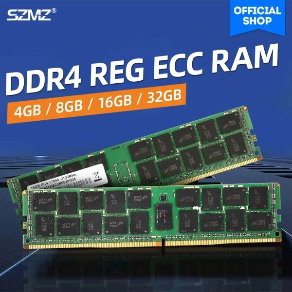 RAMS DDR4 REG ECC Server Memory 2400MHz 2133MHz 32GB 8GB 16GB 4GB ECC Reg Ram para X99 Xeon Motherboard e Workstation