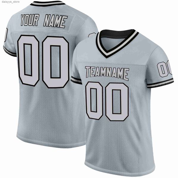 American College Football Wear Custom American Football Jersey Stickerei Stickte Team Name/Nummer Rugby Jersey Soft Football Shirt geeignet für Männer/Jugendl2403