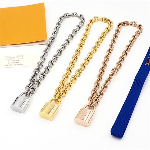 Design originale per personalizzare 925 Silver Lock Necklace Incisione gratuita Mori Corea Versione del pacchetto di decorazione semplice della catena Clavicle