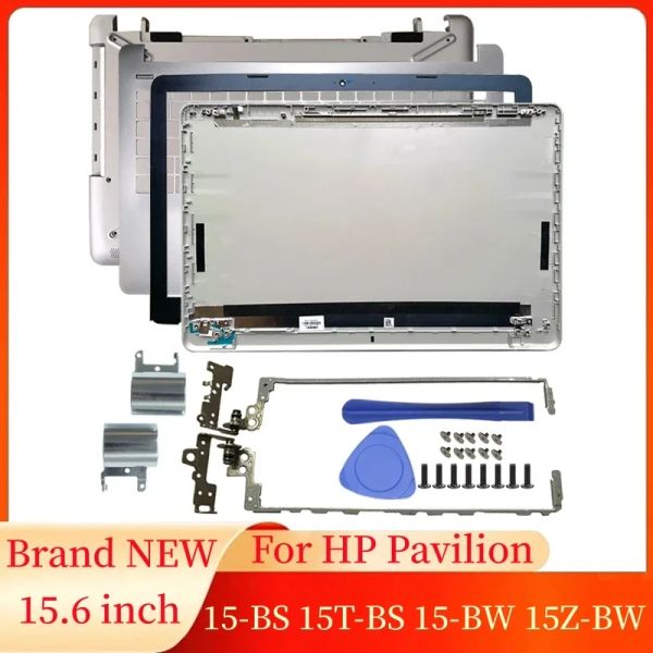 Случаи для HP 15BS 15BW Экран ноутбука LCD задней крышки/передняя рамка/петли/шар