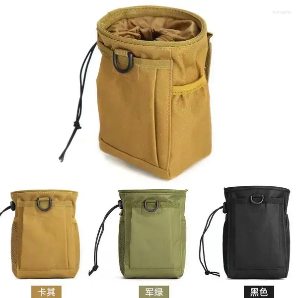 Bolsas de armazenamento ao ar livre 3-5L Molle tático 800D Nylon Drop Drop Bolsa Recicking Pacote de munição Acessórios militares bolsas de bolsa