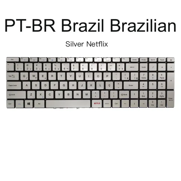 Taste tastiere USA Tastiera Brasile BRPT latino per multilaser 15 Ultra UB522 UB523 UB521 TASSICHE PORTUGUESE TASSICHE MB3501027 YXT93218