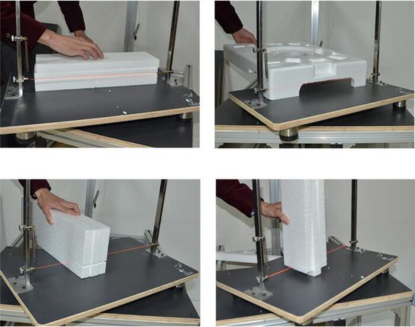 110 V/220 V Querschaum -Schneidmaschine 38*58 cm Heißdrahtschaumschneidertisch -Schaumstoffschneidmaschine Styroporschneider Werkzeug