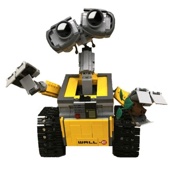 21303 idéias parede e robô bloco de construção brinquedo 687 pcs model robô edifício tijolos brinquedos crianças idéias compatíveis parede e brinquedos c1115242h