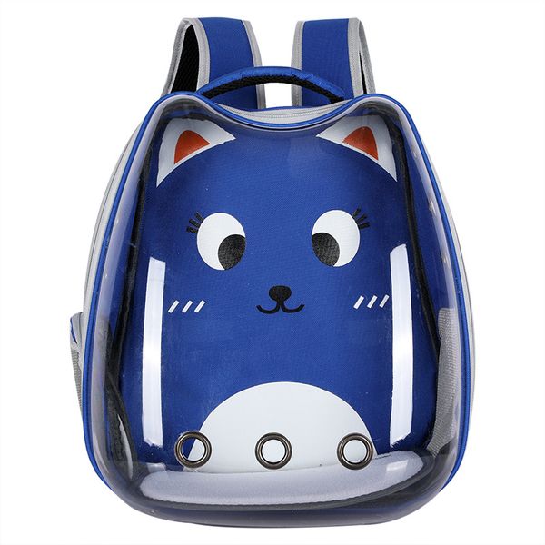 Cat Carry Bag Cat Cage Transport Rucksack Bag Travel Haustier tragbares Atmungshund Rucksack transparenter Beutel Carry Pet Cat