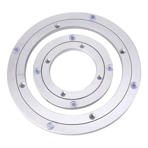 Tavolo da piastra giradi liscia tavola rotante rotante in lega rotante rotonda rotondabile rotonda