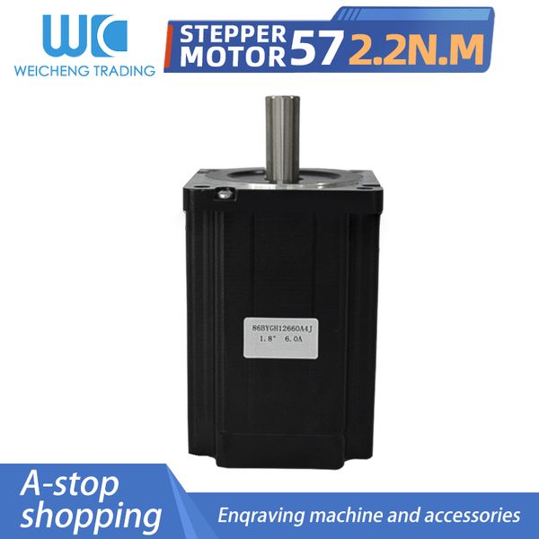 NEMA23 57BYGH MOTOR DO MOTOR DE EPREPER 23HS 1,8 ° Comprimento do corpo 84mm Shafe 8mm 3.0A Torque estático de 2,2 nm de quatro fases de quatro fases