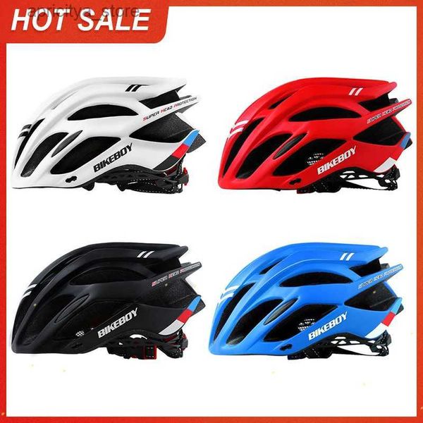 Radsportelme MTB Bike Helm für Männer Frauen Sport Radsporthelm Anpassung Mountain Road Bicy Cad Head Protection Safety Hut L48