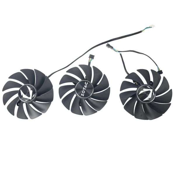 Pads Grafikkartenlüfter für Zotac Gaming Geforce RTX 3070 Ti 3080 Ti 3080 3090 Amp Holo LHR 87mm GA92S2U Graphics Card Cooling Lüfter