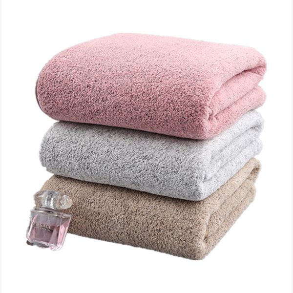 Asciugamano da bagno in velluto in velluto a carbone in bambù assorbente morbido in microfibra di tela di bambù asciugamano da bagno set da bagno