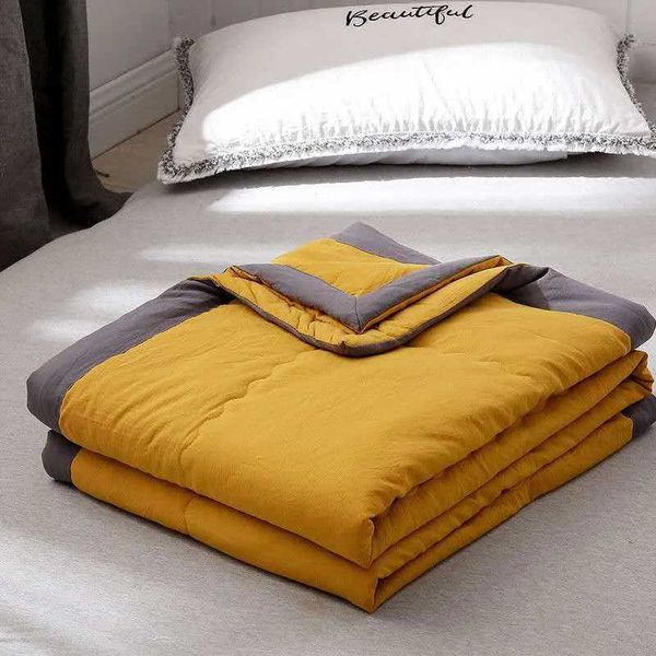 Cobertores Wasart Summer Air Conditioner Blanket Clante de algodão sólido Casal de algodão Luxúria Beds Apresentadores King Size Size 150