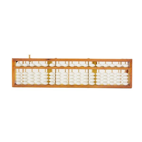 Calcolatrice abacus cinese abacus in legno portatile 13 colonna 15 colonna 17 colonna Toddler Conteggio dei giocattoli per studenti per bambini