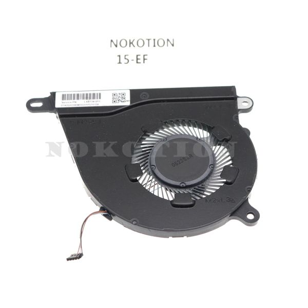 Pads L68134001 L68133001 CPU -Kühlventilator für HP Pavilion 15dy 15dy1024 15EF 15SEQ ND75C07 19A18 DC5V 0,5A 4PIN