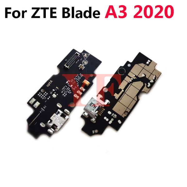 Original für ZTE Blade A3 A5 A6 A7 A7S A51 Lite 2020 A71 V2020 V20 V30 V Smart Max Lite USB -Ladevorgang Dock Port Flex Kabel