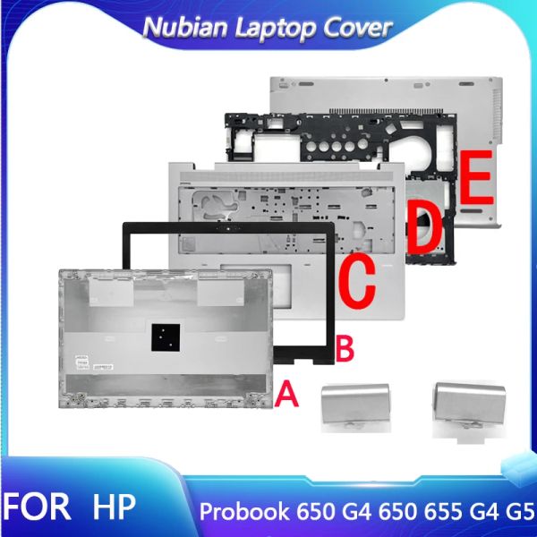 Casos novos laptop lcd tampa traseira/moldura frontal/palrmest/capa inferior/tampa de dobradiça para hp probok 650 g4 650 655 g4 g5 tampa traseira capa superior