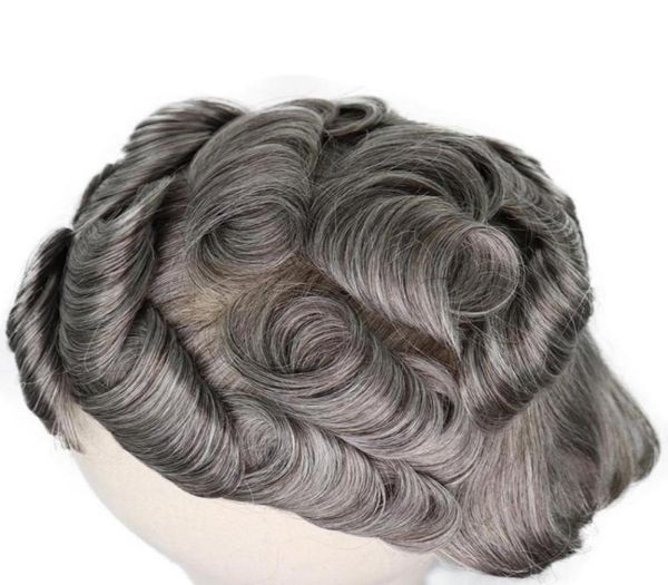 Verkauf von Toupee für Männer Mono Spitze NPU Haarstück Natural aussehend Remy Hair Mens Perücken Ersatz Toupe51780313746646