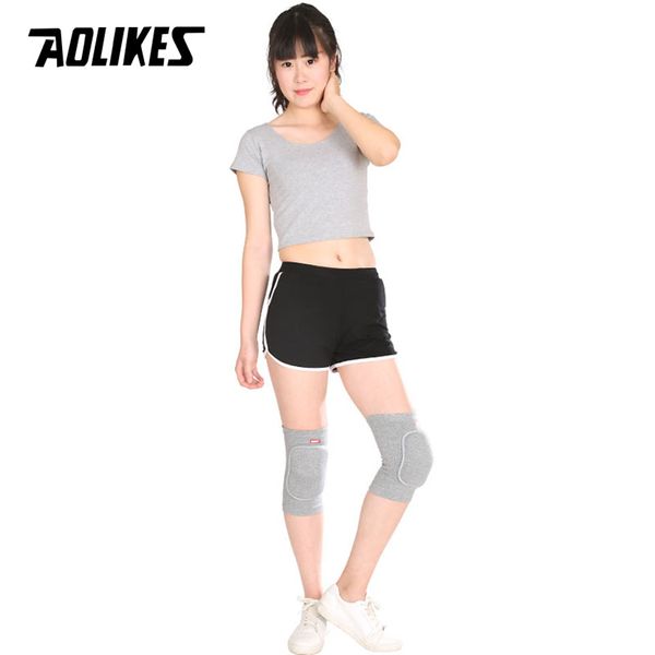 1 coppia Aolikes Gneve pallavolo ginocchine Dance Football Skate Brace Brace Protector Sport Sports Safety Kneepad Training Knee Support