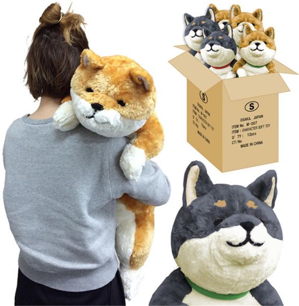 Giappone Anime Shiba Inu Plush Dog Toy Giant Animals Dog Bambola Akita Toys Strings NAP Cuscino per bambini Friend 80cm 31 pollici Dy504144095207