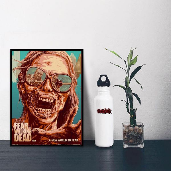 TV -Show Fear the Walking Dead Canvas Malerei Poster Artwork Cafe Bar Home Schlafzimmer Dekor Gemälde Bild ungerahmt