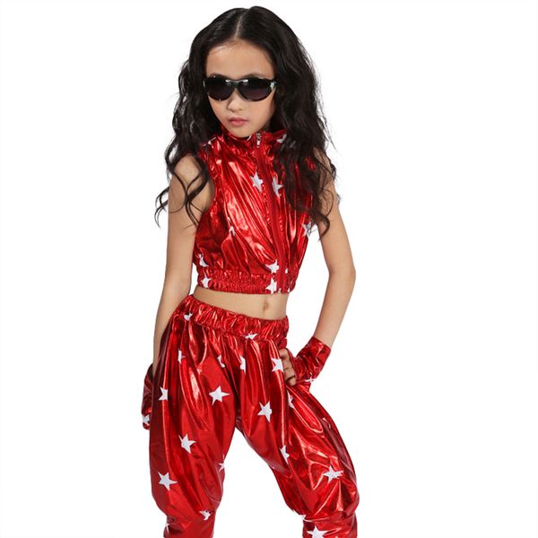 Modern Hip Hop jazz Dance Suit for Children Performance Dance Wear Boys and Girls Jazz Dance costumi